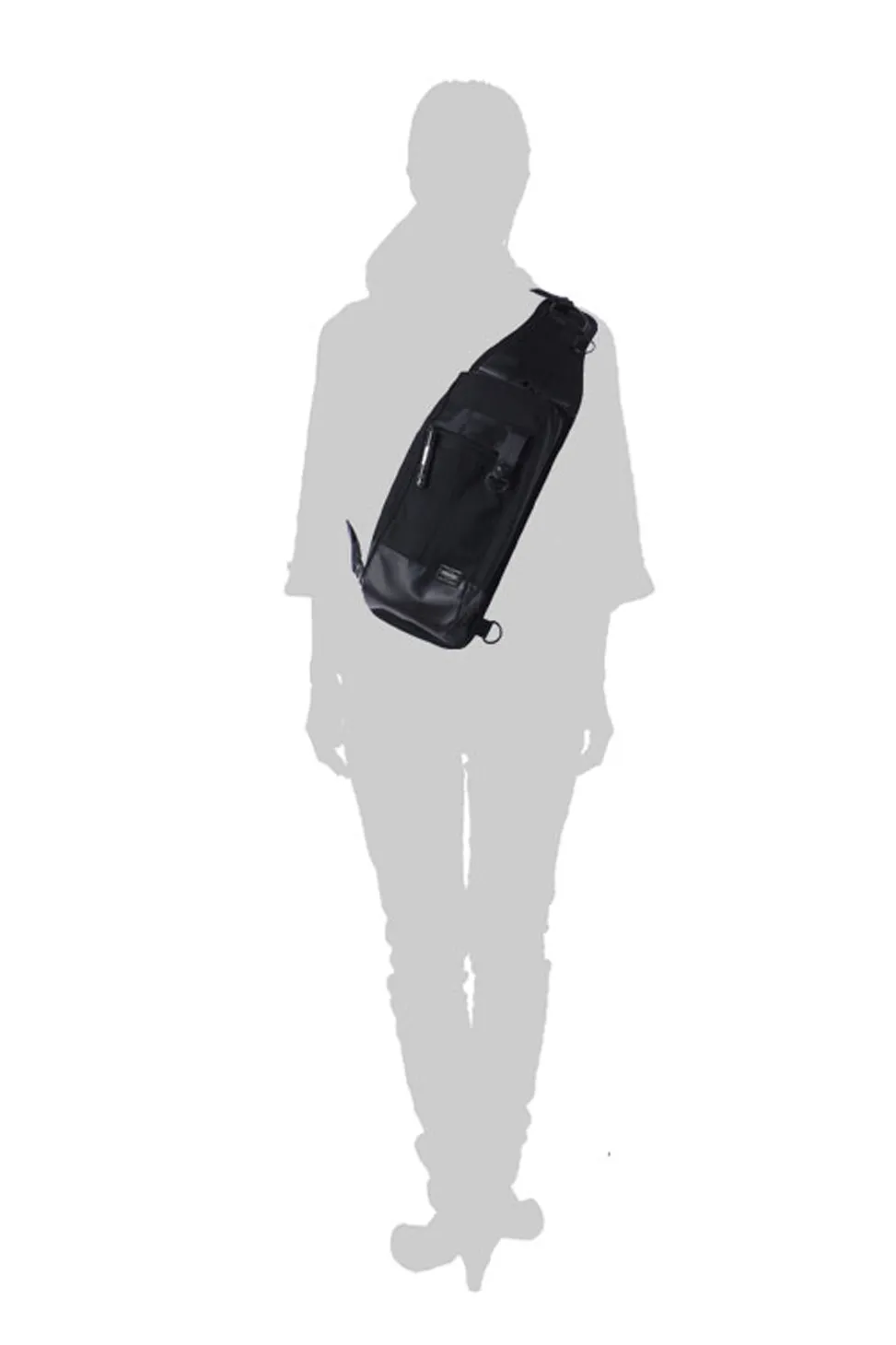 Outlet Porter Yoshida Heat - Sling Shoulder Bag - Black