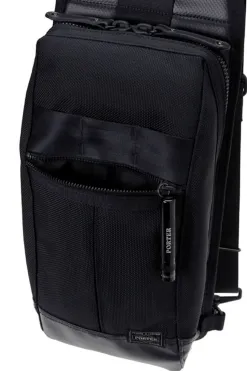 Outlet Porter Yoshida Heat - Sling Shoulder Bag - Black