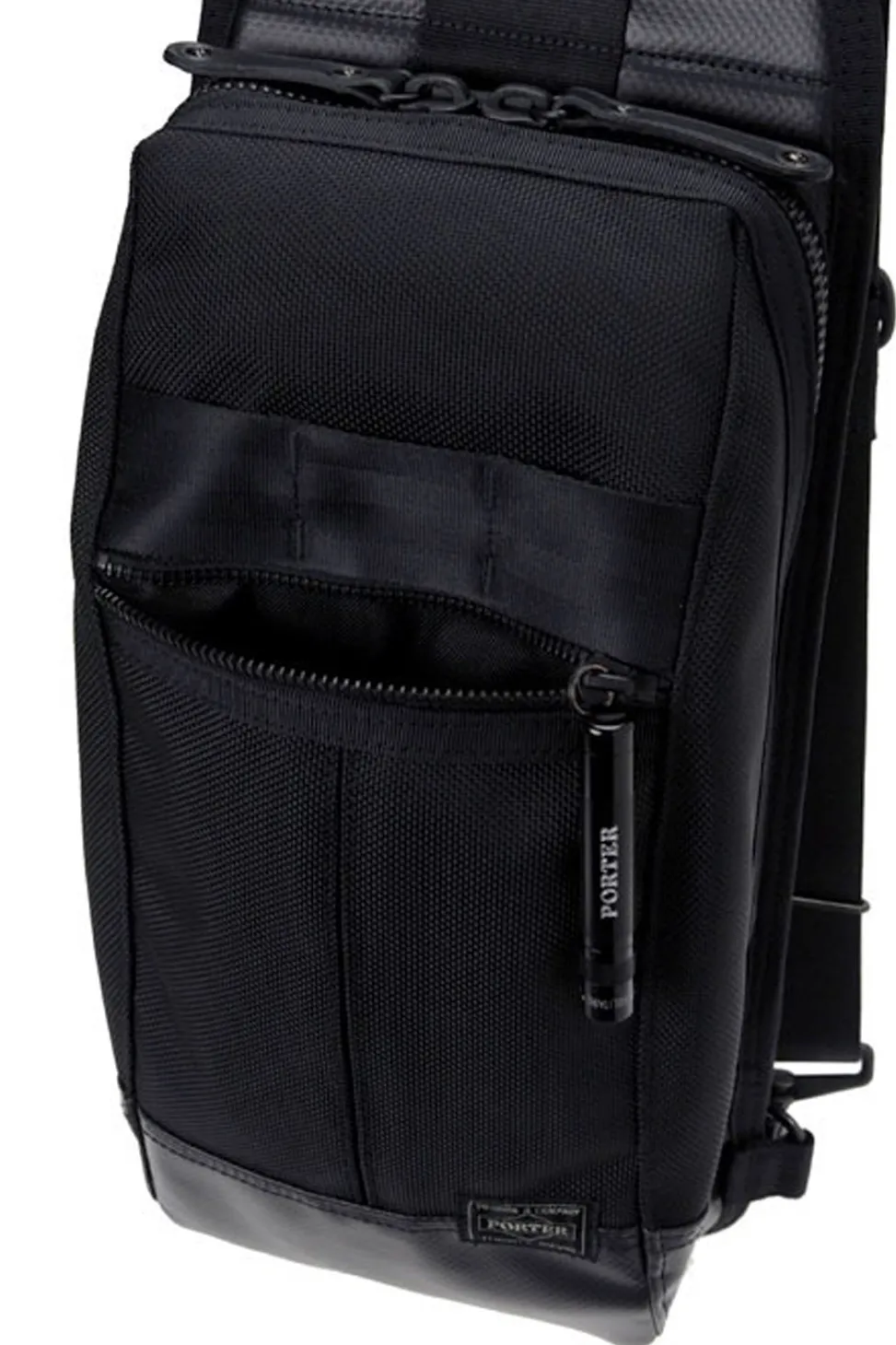 Outlet Porter Yoshida Heat - Sling Shoulder Bag - Black