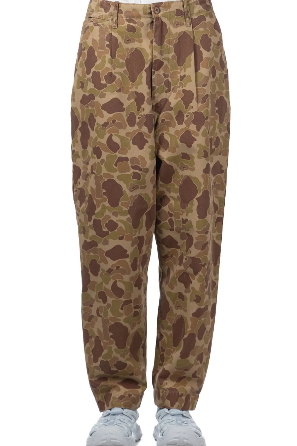 Sale Kapital Herringbong HAPPY PEEK-A-BOO Camo NIME Pants