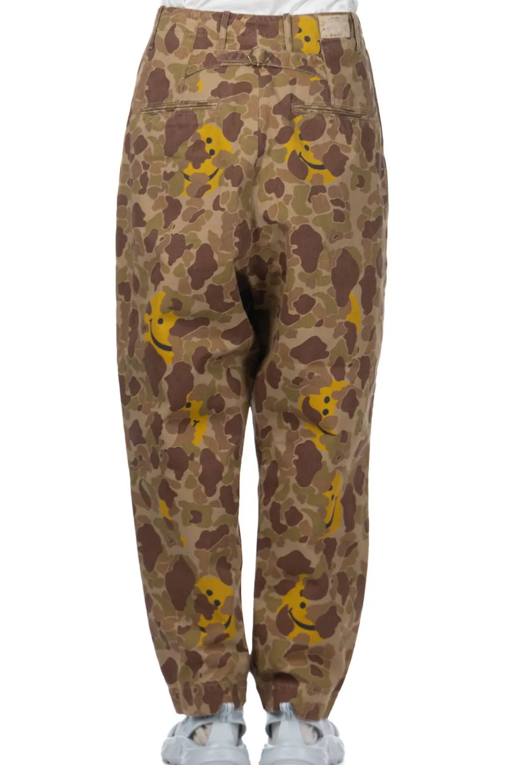 Sale Kapital Herringbong HAPPY PEEK-A-BOO Camo NIME Pants