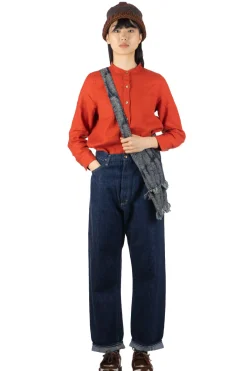 New OrSlow High Rise Denim Pants - One Wash