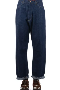 New OrSlow High Rise Denim Pants - One Wash