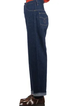 New OrSlow High Rise Denim Pants - One Wash