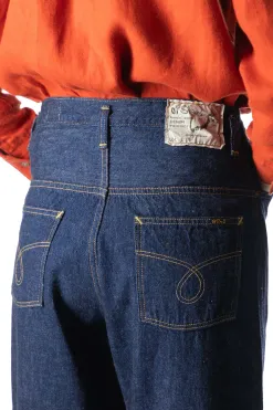 New OrSlow High Rise Denim Pants - One Wash