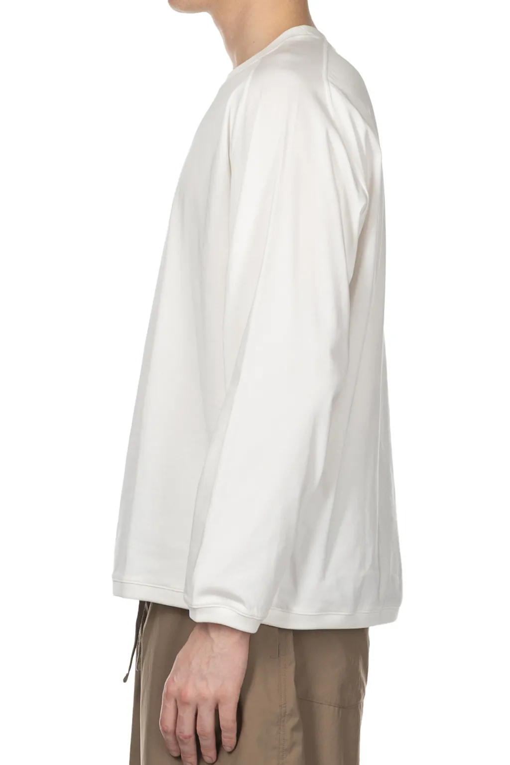 Hot Still by Hand High Twist Long Sleeve - White