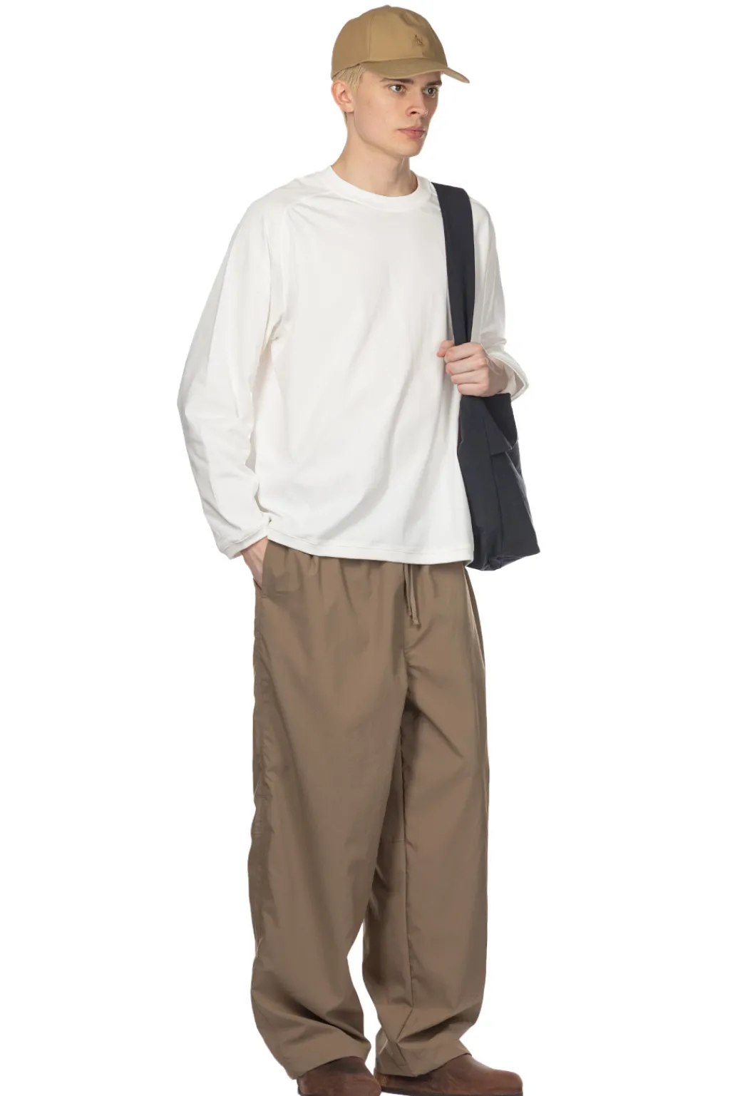 Hot Still by Hand High Twist Long Sleeve - White