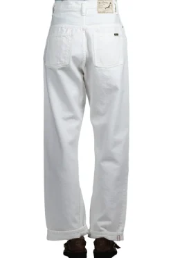 Sale OrSlow High Waist Original Selvedge White Denim