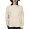 Fashion Tigre Brocante Honeycomb Waffle 3 Seam LS Pullover - Natural