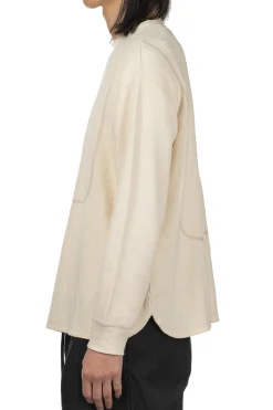 Fashion Tigre Brocante Honeycomb Waffle 3 Seam LS Pullover - Natural