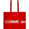 Sale Comme Des Garcons Wallets Huge Logo Bag - Red