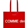 New Comme Des Garcons Wallets Huge Logo Bag - Red