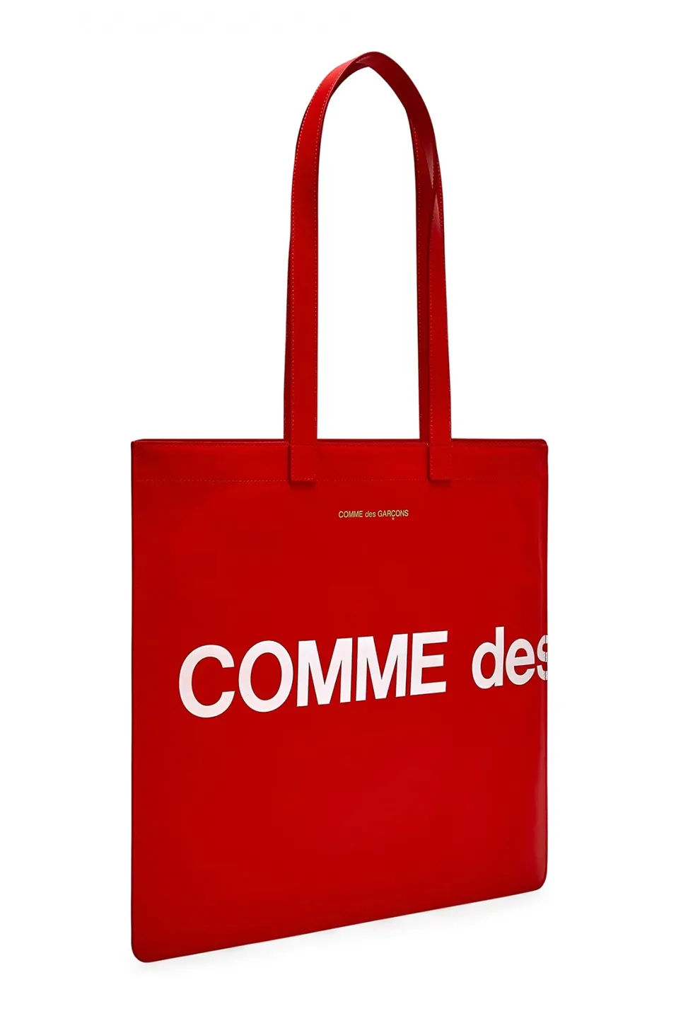 New Comme Des Garcons Wallets Huge Logo Bag - Red