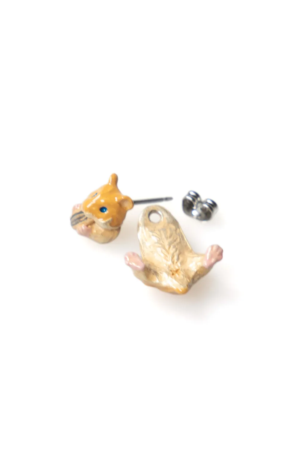 Fashion Palnart Poc Hungry Hamster Earrings