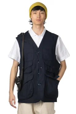 Online Engineered Garments Hunting Jacket - Dk.Navy CL Java Cloth