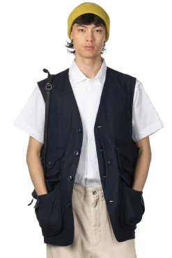 Online Engineered Garments Hunting Jacket - Dk.Navy CL Java Cloth