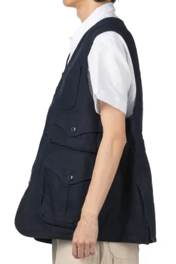 Online Engineered Garments Hunting Jacket - Dk.Navy CL Java Cloth