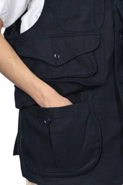 Online Engineered Garments Hunting Jacket - Dk.Navy CL Java Cloth
