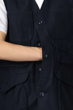 Online Engineered Garments Hunting Jacket - Dk.Navy CL Java Cloth