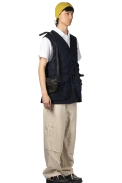 Online Engineered Garments Hunting Jacket - Dk.Navy CL Java Cloth