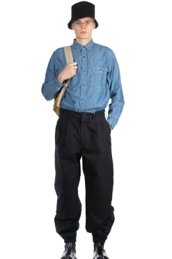 Fashion Engineered Garments IAC Pant-Black Cotton Brushed HB