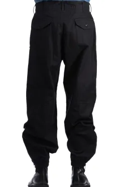 Fashion Engineered Garments IAC Pant-Black Cotton Brushed HB