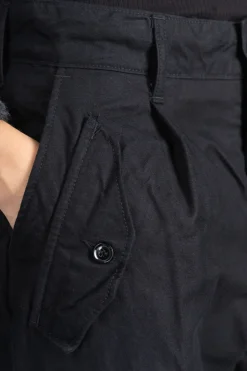 Hot Engineered Garments IAC Pant-Black Cotton Brushed HB
