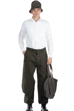 Fashion Engineered Garments IAC Pant-Olive Cotton Brushed HB