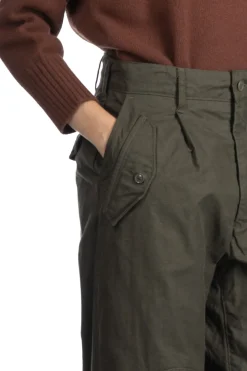 Hot Engineered Garments IAC Pant-Olive Cotton Brushed HB