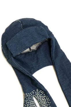 Clearance Kapital IDG SWT Knit BORA GALE Cap - Indigo