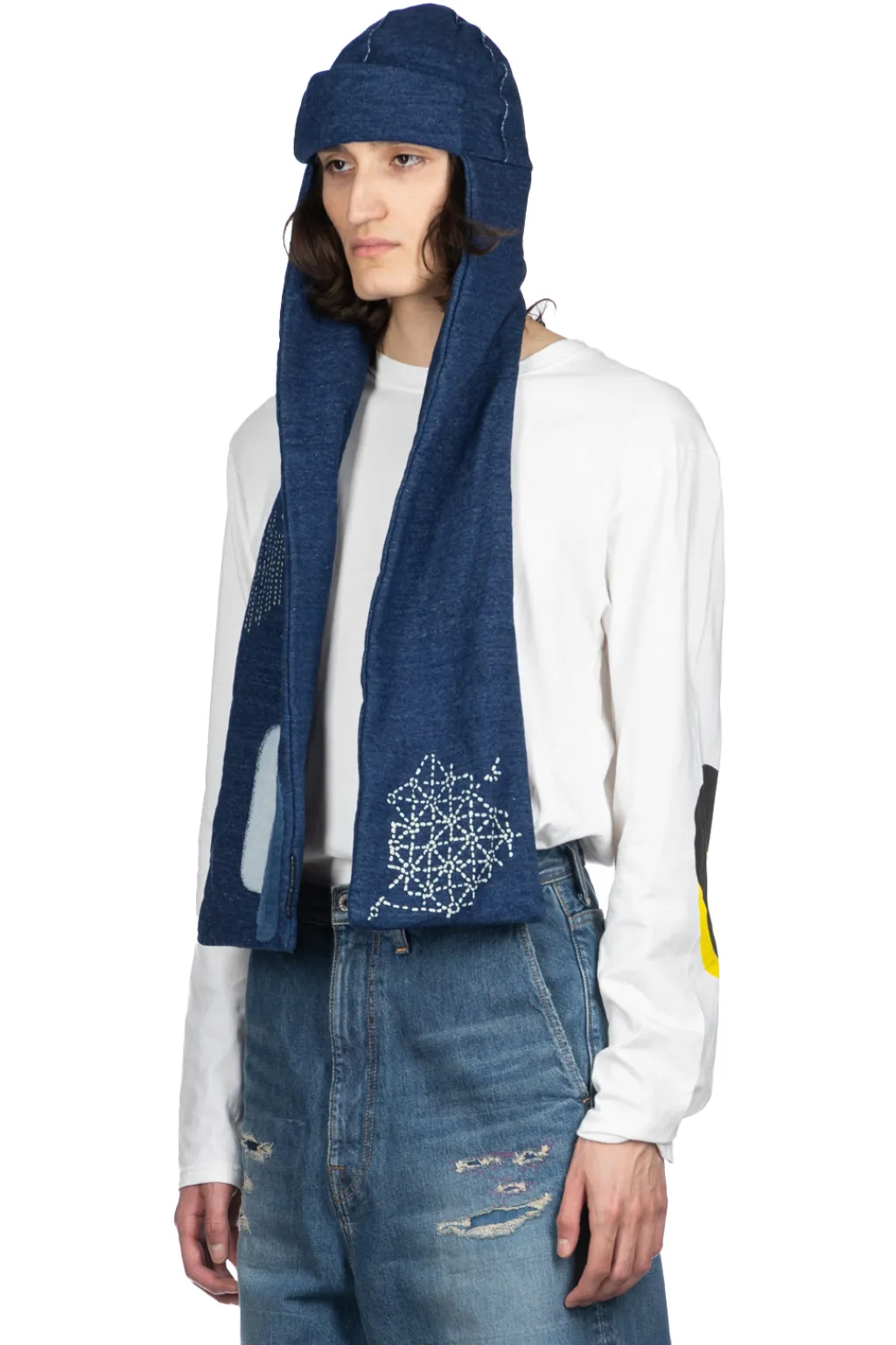 Best Kapital IDG SWT Knit BORA GALE Cap - Indigo