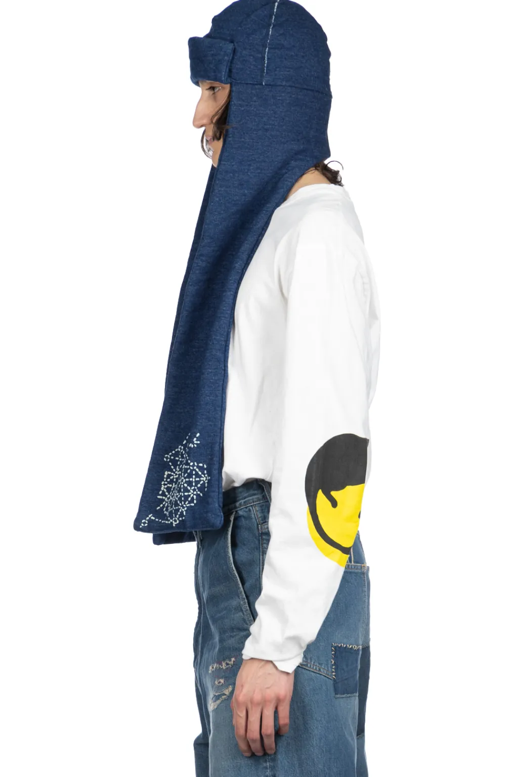 Best Kapital IDG SWT Knit BORA GALE Cap - Indigo