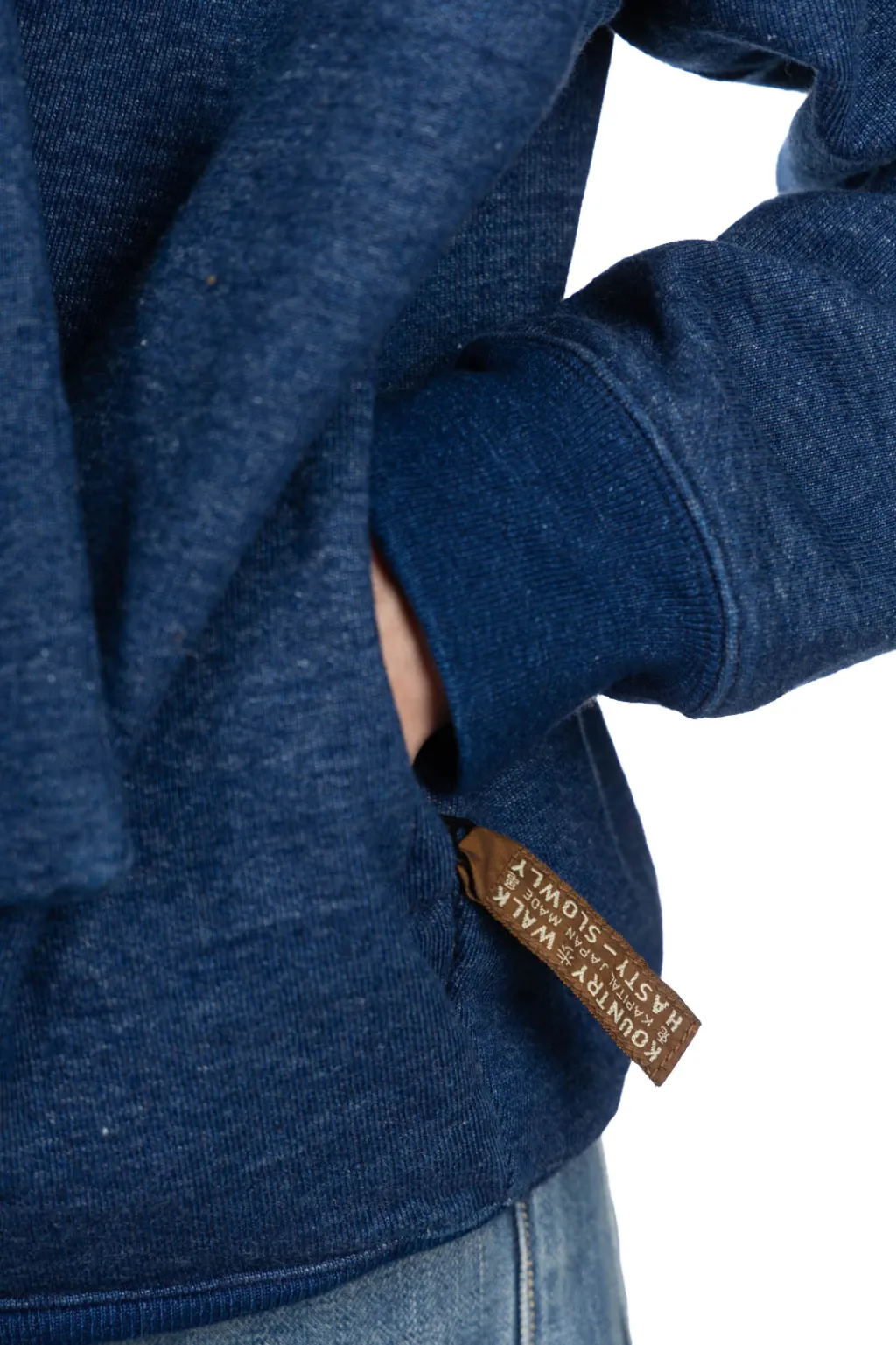 Fashion Kapital IDG SWT Knit BORA KESA Parka - Indigo