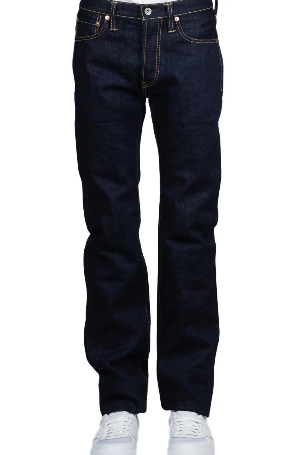 Sale Iron Heart IH-666S 18oz Vintage Selvedge Denim Slim Straight Cut