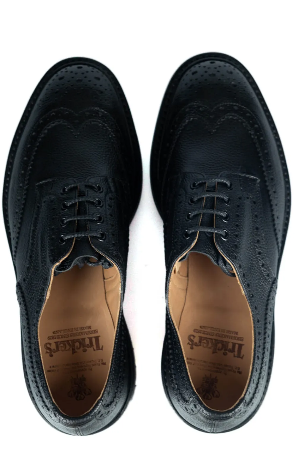 Online Tricker's Ilkley - Black Scotch Grain