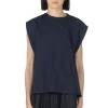 Sale Manon In Tuck Sleeve Tee - Navy
