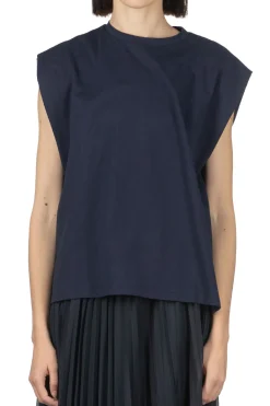 Sale Manon In Tuck Sleeve Tee - Navy