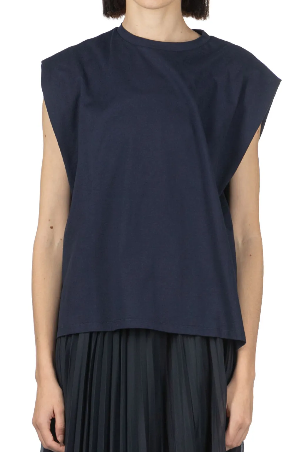 Sale Manon In Tuck Sleeve Tee - Navy