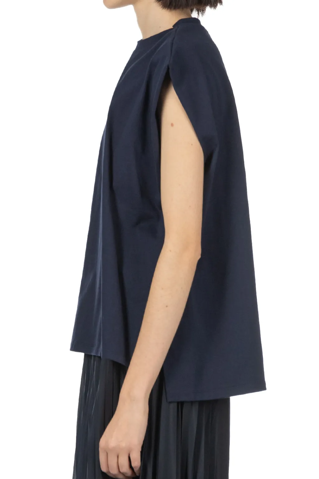 Sale Manon In Tuck Sleeve Tee - Navy