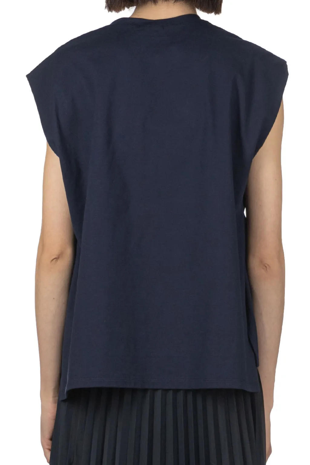 Sale Manon In Tuck Sleeve Tee - Navy
