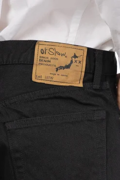 New OrSlow 107 Ivy Fit Black Denim