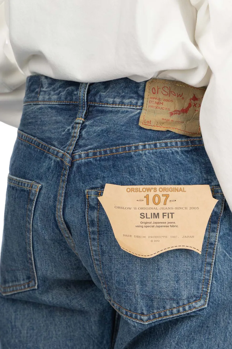 Hot OrSlow Ivy Fit Denim 107 - 2 Year Wash