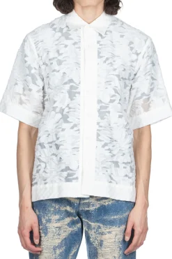 Outlet TAAKK JACQUARD SHIRT - White
