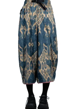Outlet Kapital Java Kasuri Fleece Kettle Pants - Navy