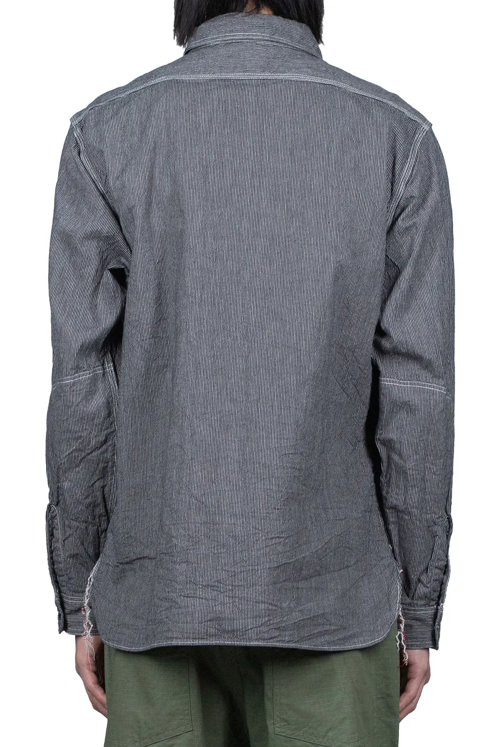 Discount Sugar Cane Jean Cord Work Shirt - Black