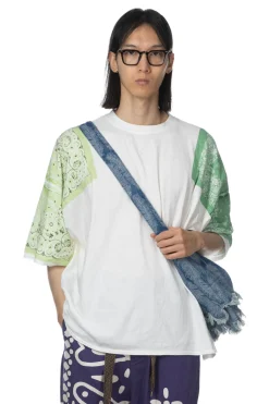 Fashion Kapital 18.5/-Jersey Bandana HUGE T (Botanical) - Light Green