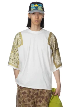 Discount Kapital 18.5/-Jersey Bandana HUGE T (Botanical) - Light Khaki