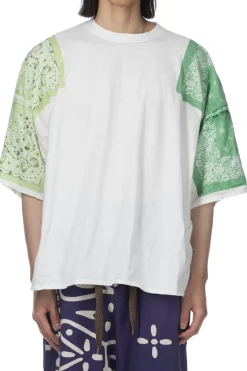 Fashion Kapital 18.5/-Jersey Bandana HUGE T (Botanical) - Light Green