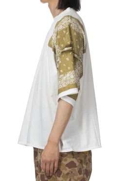 Discount Kapital 18.5/-Jersey Bandana HUGE T (Botanical) - Light Khaki