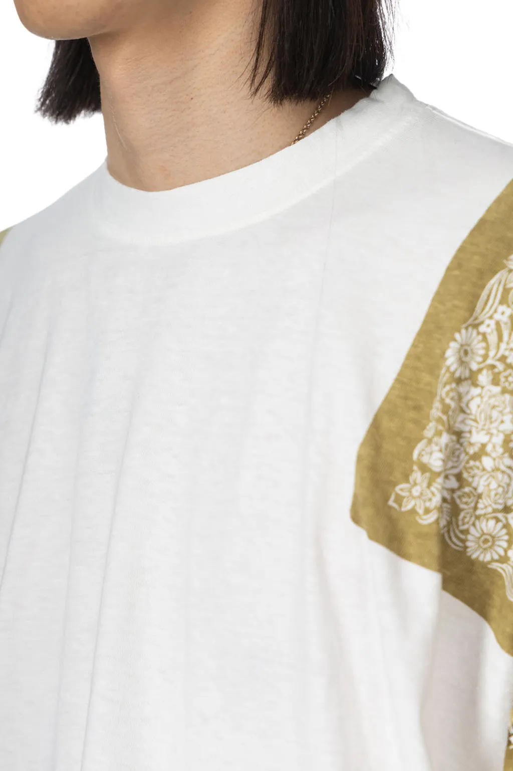 Discount Kapital 18.5/-Jersey Bandana HUGE T (Botanical) - Light Khaki
